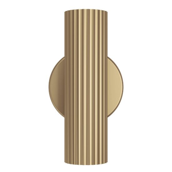 Eglo portillo applique 2 luci gu10 20cm per soggiorno moderna ottone