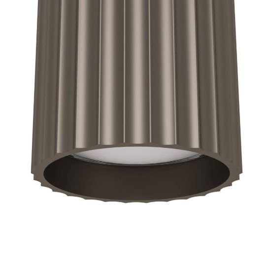 Eglo portillo applique per comodino camera da letto gu10 11cm moderna bronzo