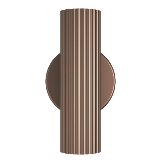 Eglo portillo applique 2 luci gu10 20cm per soggiorno moderna bronzo