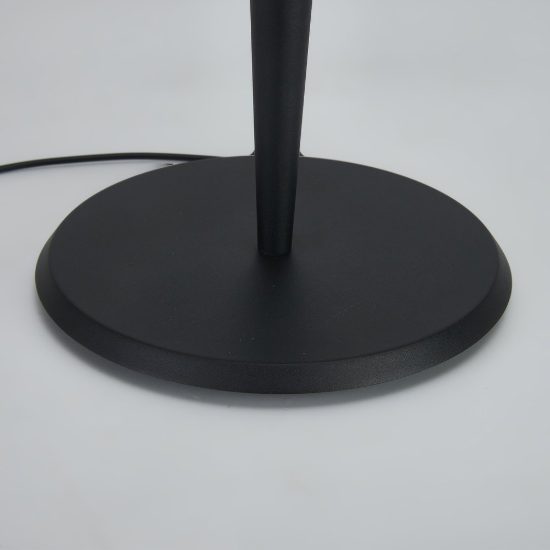 Lampada da tavolo moderna per soggiorno nera led 4w 3000k