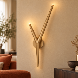 Applique da parete oro per sala da pranzo led 5.5w 3000k moderna