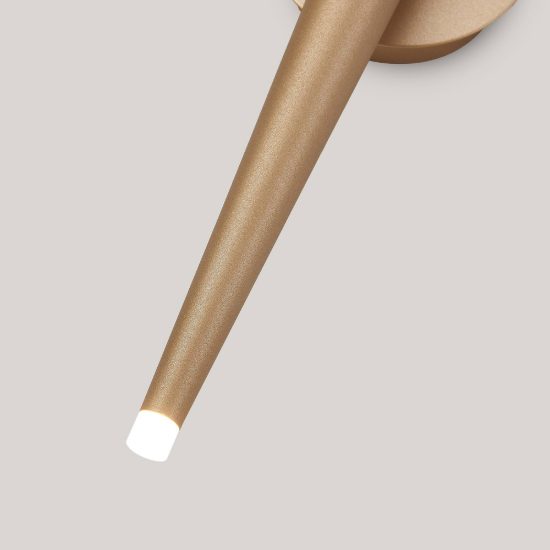 Applique da parete oro per sala da pranzo led 5.5w 3000k moderna