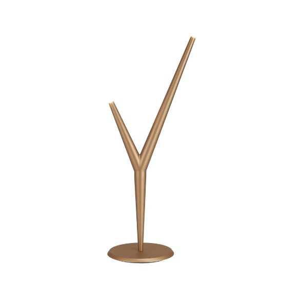 Lampada da tavolo design moderno oro per salotto led 4w 3000k