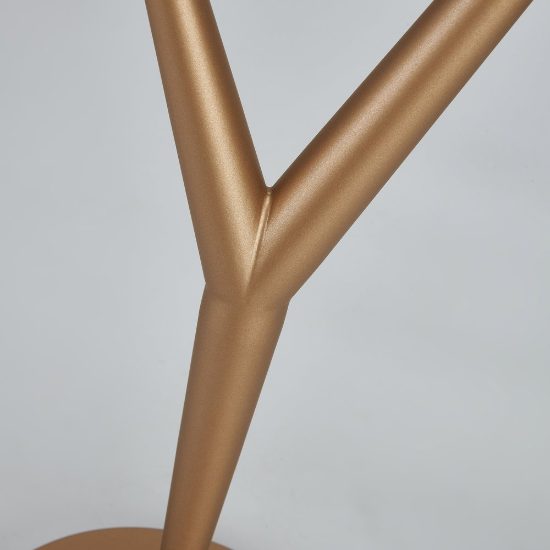 Lampada da tavolo design moderno oro per salotto led 4w 3000k