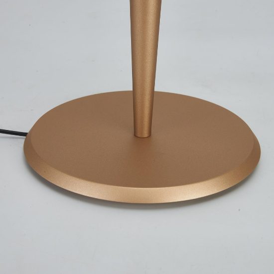 Lampada da tavolo design moderno oro per salotto led 4w 3000k