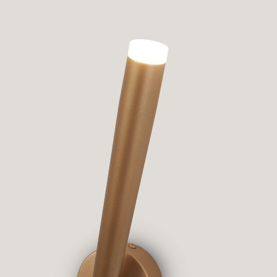 Applique moderna da parete oro led 6w 3000k