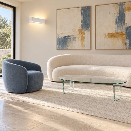 Eglo sania 4 applique led 12w 3000k 36,5cm per soggiorno moderna bianca