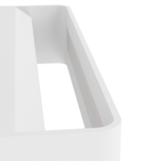 Eglo sania 4 applique led 12w 3000k 36,5cm per soggiorno moderna bianca
