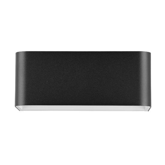 Eglo sania 4 applique led 10w 3000k 20cm per soggiorno moderna nera e bianca