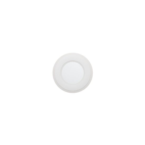 Eglo macchioni applique led 12w 4000k 20cm per soggiorno moderna rotonda bianca