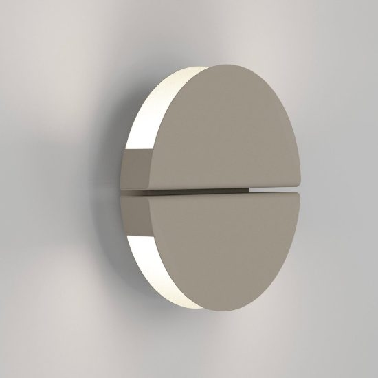 Eglo pianosa applique per comodino camera da letto led 4,5w cct 2700k 6500k 18cm ip44 sabbia