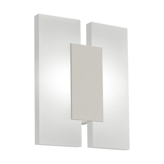 Eglo metrass 2 plafoniera led 9w 3000k 20cm per cucina moderna nichel