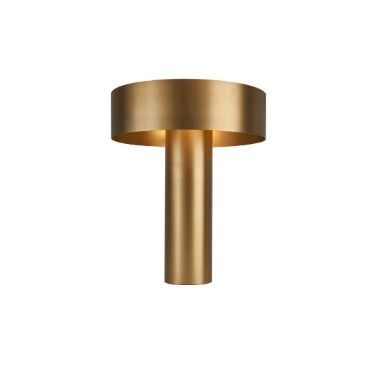Lampada da tavolo moderna oro satinato per sala da pranzo led cct 2700k 5000k dimmerabile
