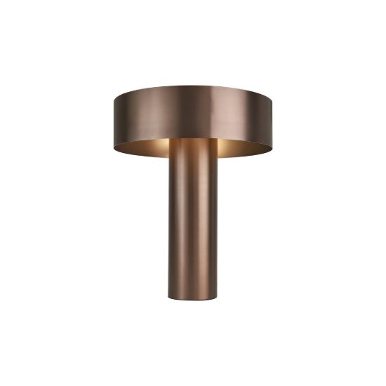 Lampada da tavolo per ufficio led 20w cct 2700k 5000k marrone satinato