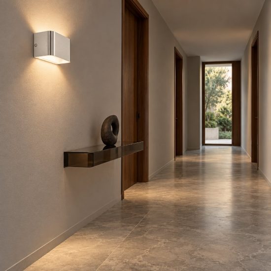 Eglo sania 4 applique led 6w 3000k 13cm per soggiorno moderna nichel