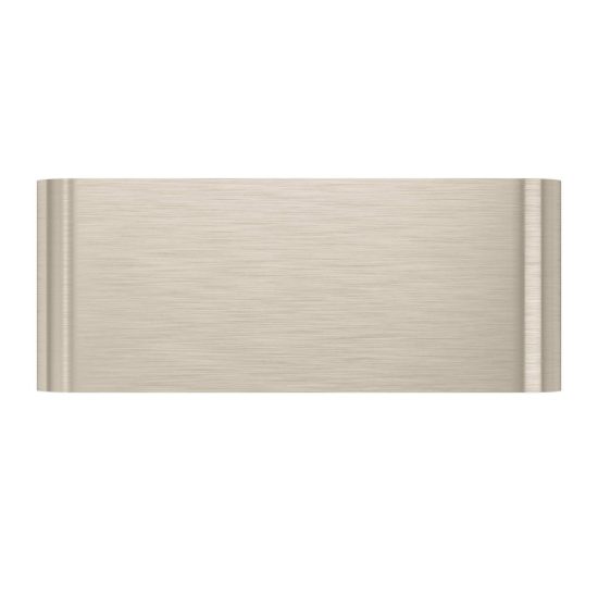 Eglo sania 4 applique led 10w 3000k 20cm per soggiorno moderna nichel