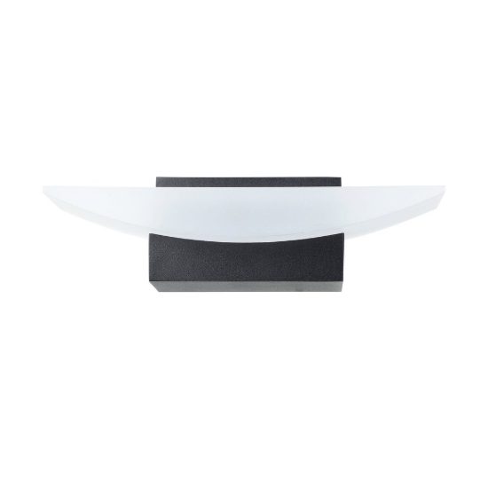 Eglo metrass applique led 5,6w 3000k 20cm per sala da pranzo moderna nera
