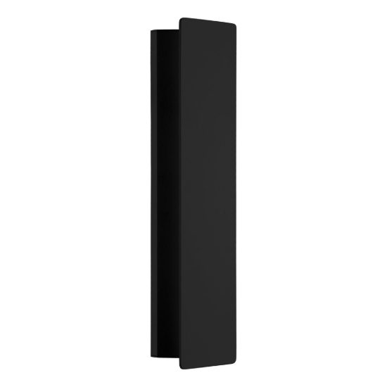 Eglo zubialde applique led 12w 3000k 36cm per camera da letto moderna nera e bianca
