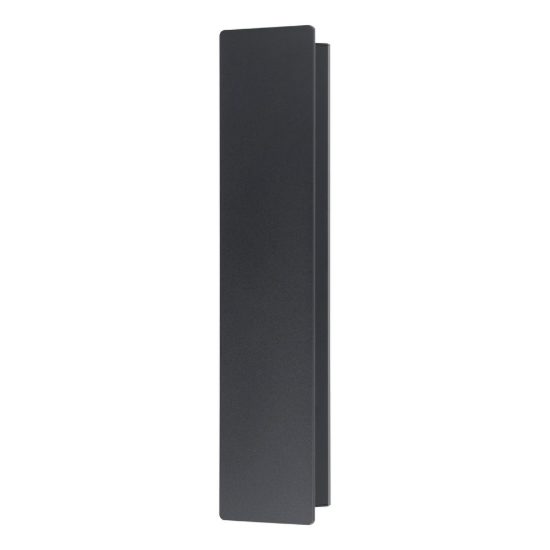 Eglo zubialde applique led 12w 3000k 36cm per camera da letto moderna nera e bianca