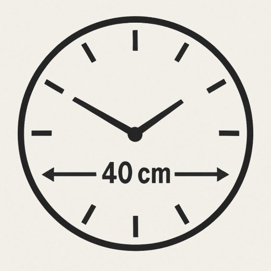 Orologio rotondo per parete in resina donna tribale dettagli oro lucido 40cm