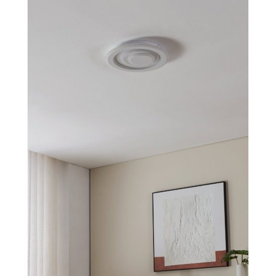 Eglo palagiano 1 plafoniera led 14,7w 4000k 30cm per cucina moderna bianca