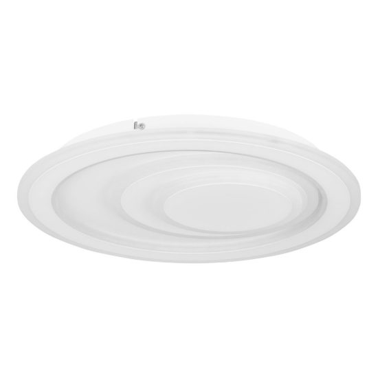 Eglo palagiano 1 plafoniera led 14,7w 4000k 38cm per soggiorno moderna bianca