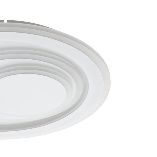 Eglo palagiano 1 plafoniera led 14,7w 4000k 38cm per soggiorno moderna bianca