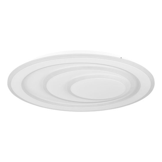 Eglo palagiano 1 plafoniera led 21w 4000k 48cm per soggiorno moderna bianca