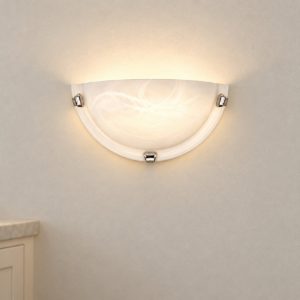 Eglo salome applique 30cm per cucina moderna cromo