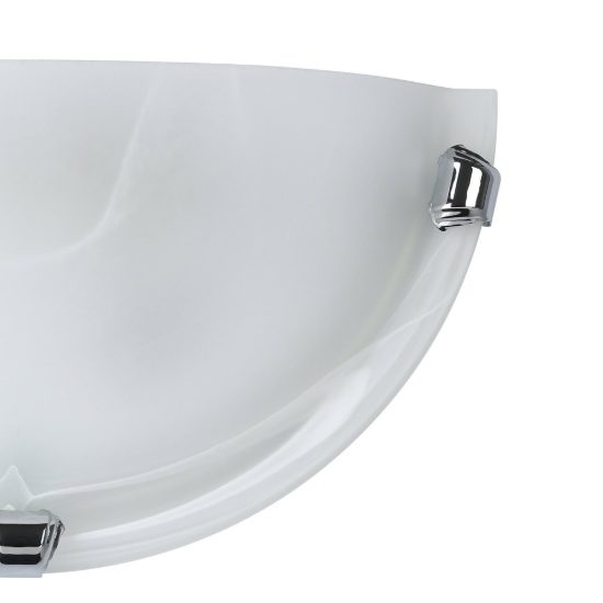 Eglo salome applique 30cm per cucina moderna cromo