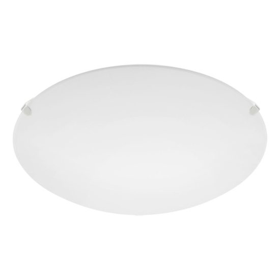 Eglo mars plafoniera 25cm per cucina moderna bianca con vetro satinato