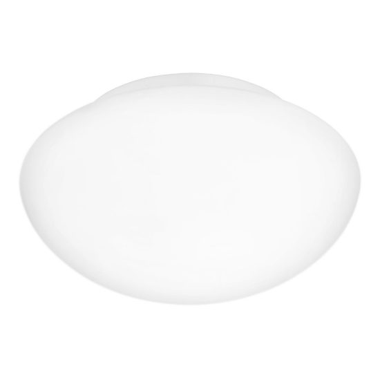 Eglo ella plafoniera 20cm per cucina moderna bianca con vetro opalino