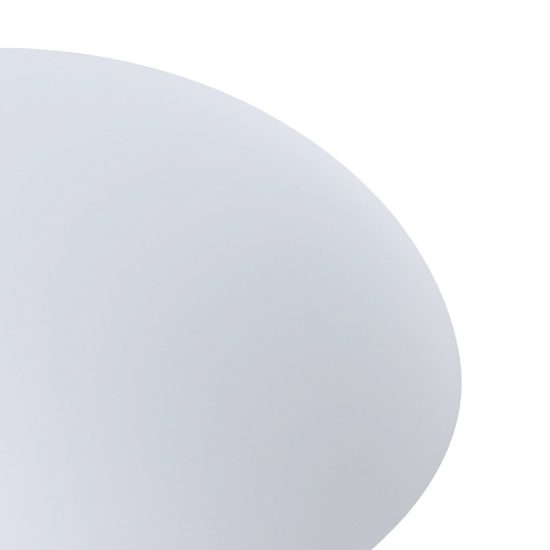Eglo ella plafoniera 20cm per cucina moderna bianca con vetro opalino