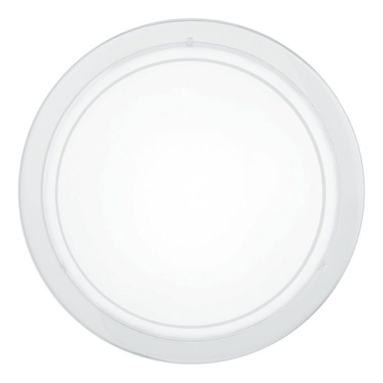 Eglo planet 1 plafoniera 29cm per cucina moderna bianca