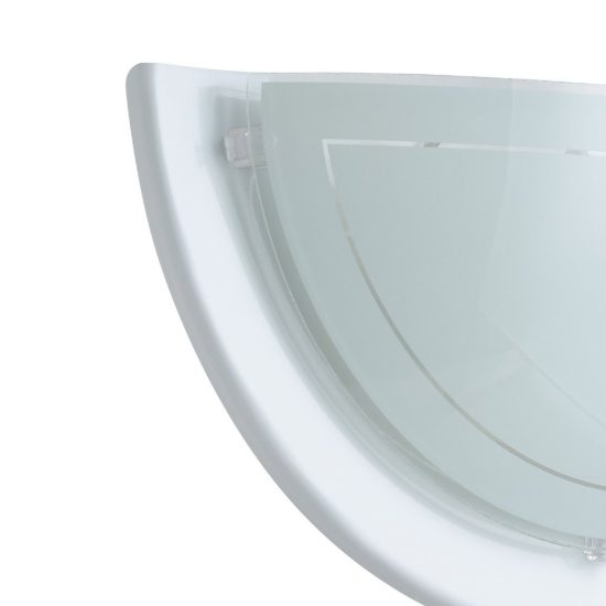 Eglo planet 1 applique 29cm per soggiorno moderna bianca