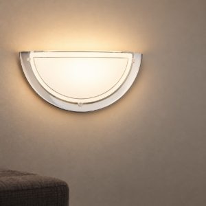 Eglo planet 1 applique 29cm per soggiorno moderna cromo