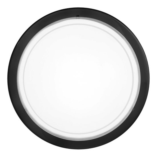 Eglo planet 1 plafoniera 29cm per cucina moderna nera