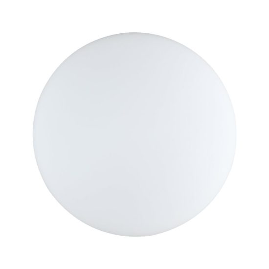 Eglo ella plafoniera 2 luci 35cm per cucina moderna bianca con vetro opalino