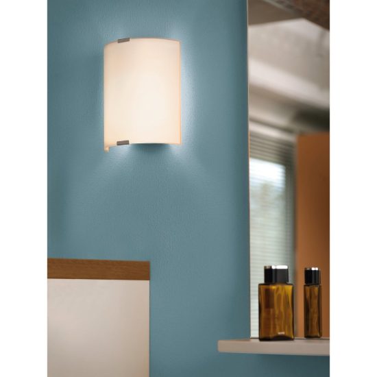 Eglo grafik plafoniera 18cm per cucina moderna argento