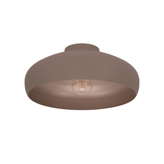 Eglo mogano plafoniera 40cm per camera da letto moderna moka