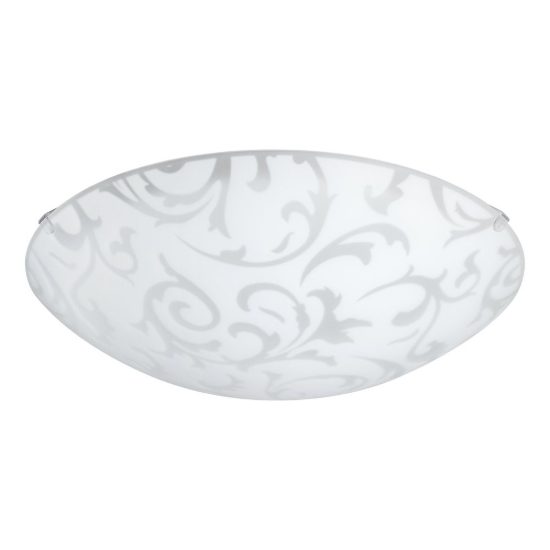 Eglo scalea 1 plafoniera 31,5cm per cucina moderna bianca con decoro
