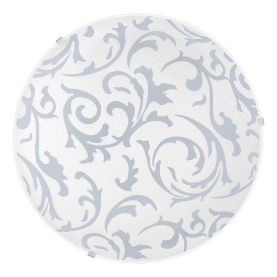 Eglo scalea 1 plafoniera 31,5cm per cucina moderna bianca con decoro