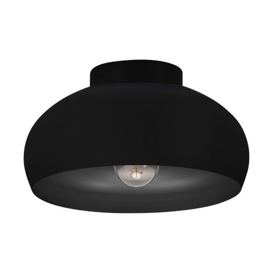 Eglo mogano 2 plafoniera 28cm per cucina moderna nera