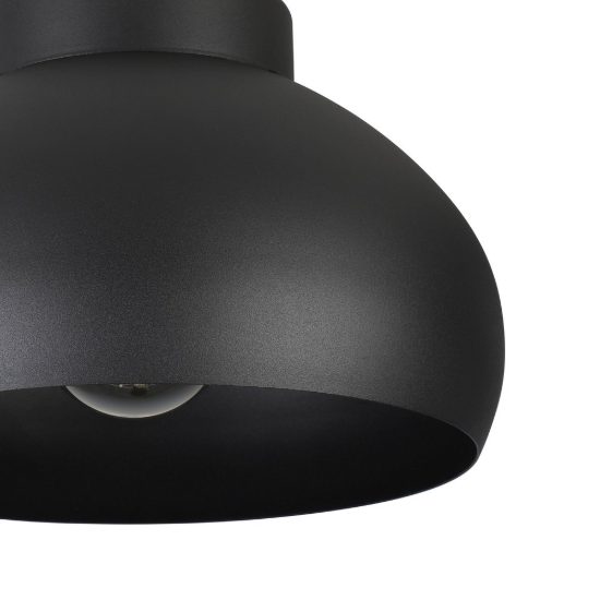 Eglo mogano 2 plafoniera 28cm per cucina moderna nera