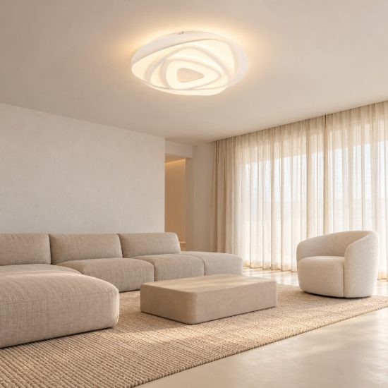 Eglo palagiano plafoniera led 14,7w 4000k 30cm per cucina moderna bianca