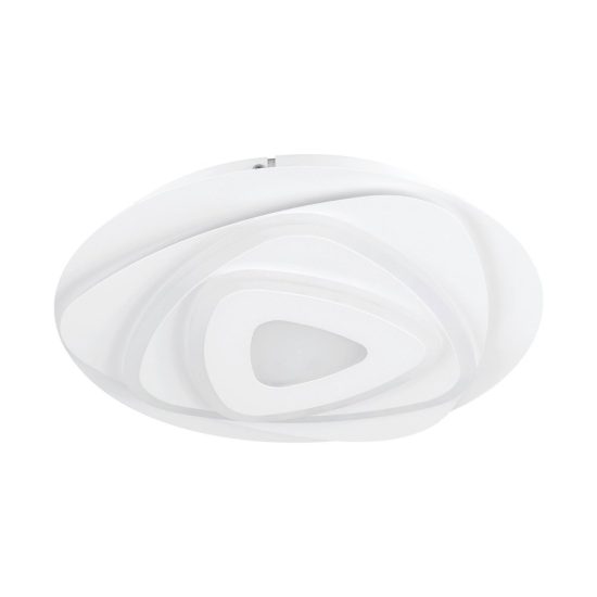 Eglo palagiano plafoniera led 14,7w 4000k 30cm per cucina moderna bianca