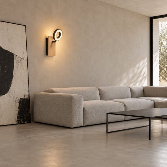 Eglo rielves applique con faretto led 4,2w 3000k orientabile 7cm per soggiorno moderna marrone e nera