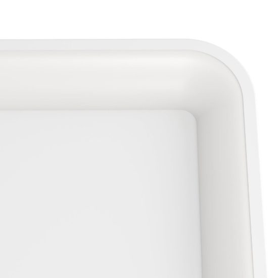 Eglo loretello plafoniera led 12w cct 2700k 6500k 35cm con telecomando per cucina moderna quadrata bianca