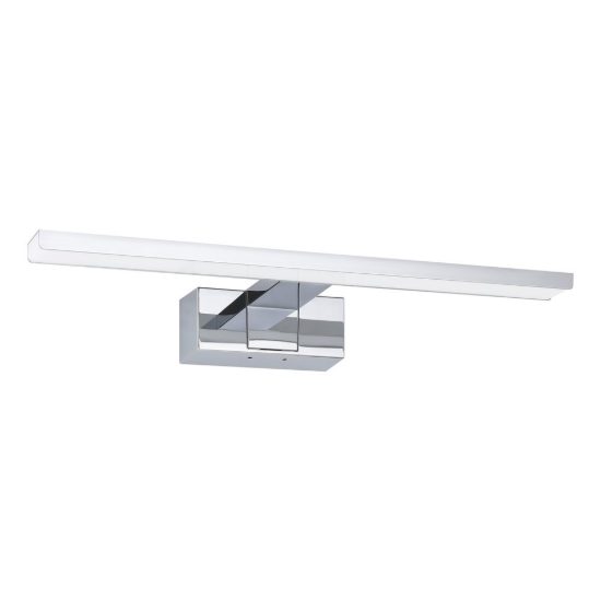 Eglo conettilla applique per specchio led 7w cct 3000k 6500k 40cm ip44 per bagno moderna cromo