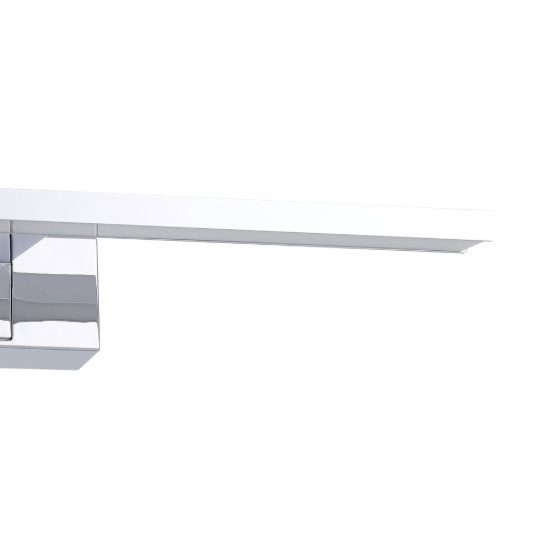 Eglo conettilla applique per specchio led 7w cct 3000k 6500k 40cm ip44 per bagno moderna cromo